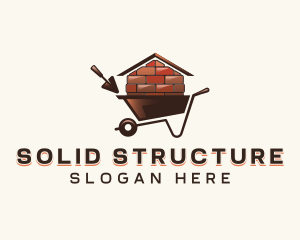 Wheel Barrow Home Builder logo design