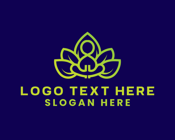 Meditation logo example 3