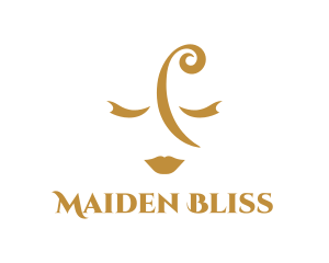 Golden Maiden Facial  logo design