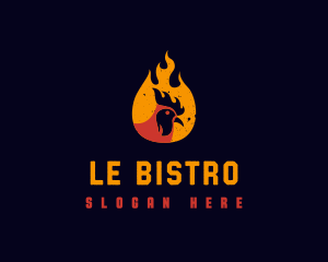 Fire Chicken Bistro logo design