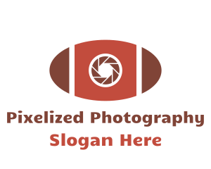 Gridiron Ball Lens logo design