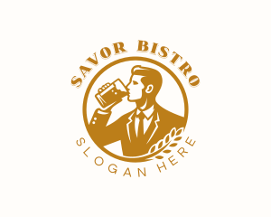 Gastropub Liquor Beer logo design