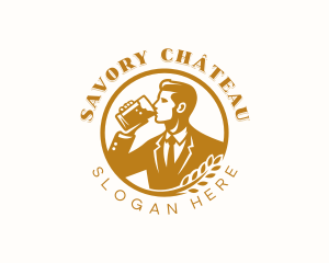 Gastropub Liquor Beer logo design