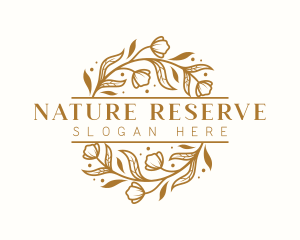 Botanical Nature Flower logo design