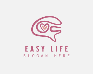 Brain Love Mental Support logo design