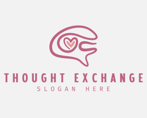 Brain Love Mental Support logo design