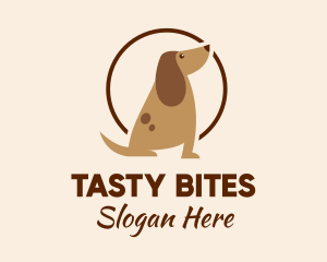 Brown Pet Dog Sitting logo