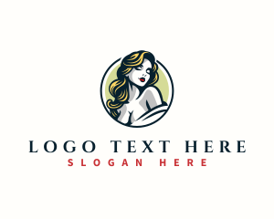 Retro Woman Beauty Logo