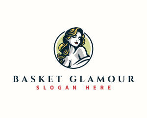 Retro Woman Beauty logo design