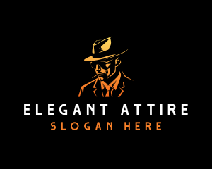 Detective Spy Smoking logo design