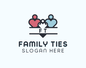 Family Therapy Psychology logo design