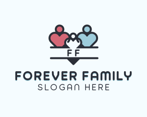 Family Therapy Psychology logo design