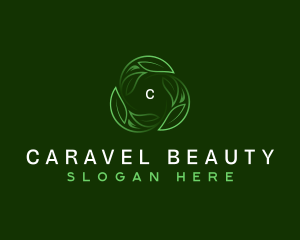 Botanical Leaves Spa logo design