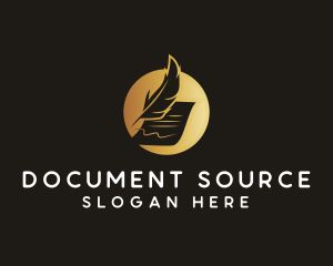 Law Document Feather logo
