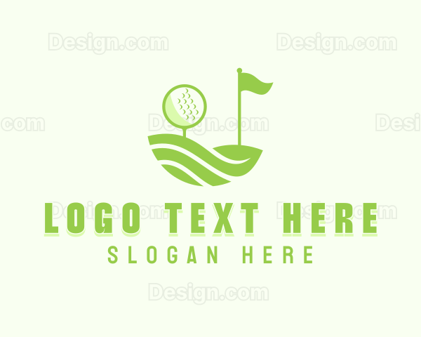 Golf Tournament Golfer Logo