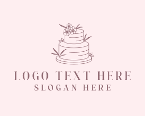 Wedding Cake Dessert logo