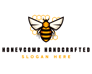 Honeycomb Bee Beeswax logo