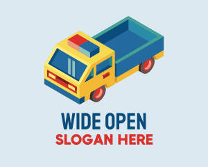 3D Open Bed Truck logo