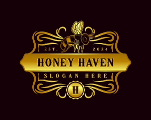 Honey Bee Apiculture logo design