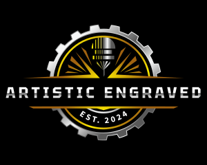 Laser Engraving Machinery logo design