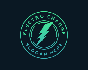 Power Lightning Bolt logo design