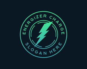 Power Lightning Bolt logo design