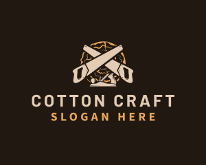 Saw Wood Crafting logo design