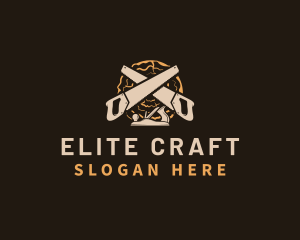 Saw Wood Crafting logo design