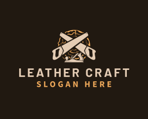 Saw Wood Crafting logo design