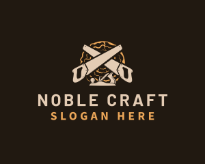 Saw Wood Crafting logo design