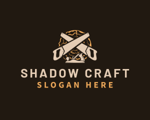 Saw Wood Crafting logo design