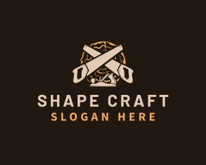 Saw Wood Crafting logo design