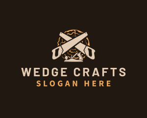 Saw Wood Crafting logo design