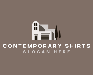 Contemporary House Architecture logo design