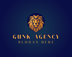 Professional Lion Agency logo design