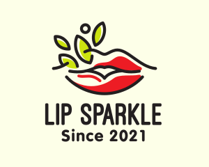 Natural Lips Cosmetology logo design