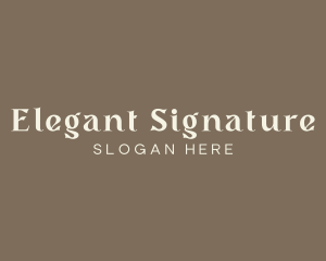 Elegant Classy Beauty logo design