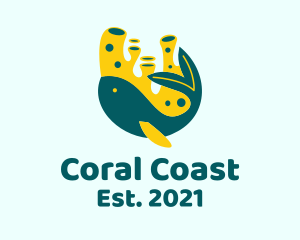 Coral Reef Fish logo