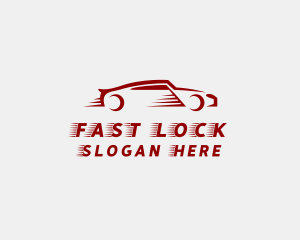 Fast Racing Sports Car logo design