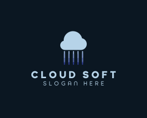 Tech Cloud Data Network logo design