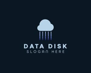 Tech Cloud Data Network logo design