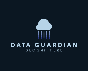 Tech Cloud Data Network logo design