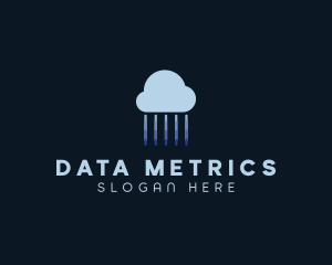 Tech Cloud Data Network logo design