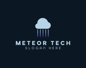 Tech Cloud Data Network logo design