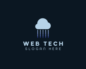 Tech Cloud Data Network logo design