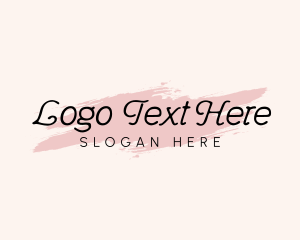 Cosmetic Makeup Watercolor logo