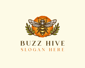 Organic Bee Farm logo design