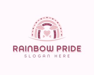 Boho Rainbow Postnatal logo design