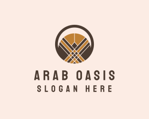 Arabic Circle Decoration  logo design