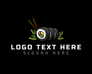 Asian Sushi Roll Culinary logo